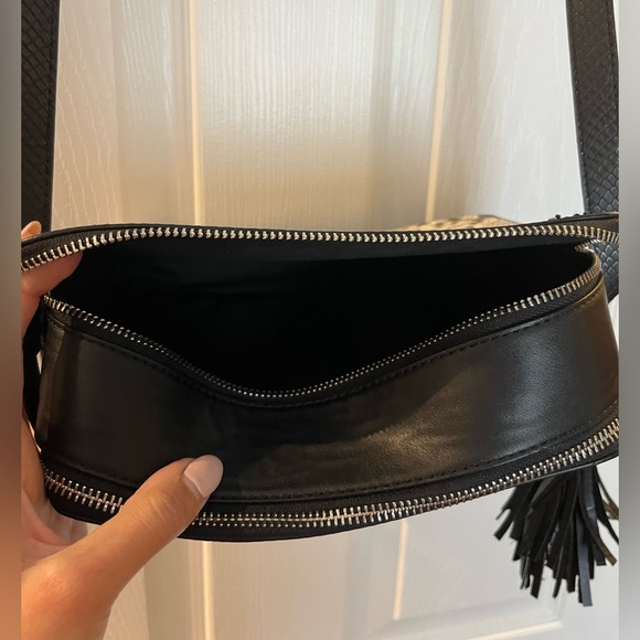 Call it Spring Snakeskin Crossbody Bag with Double Purse Compartments - Picture 8 of 8